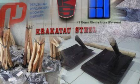 Perusahan Baja Di Pasuruan Produksi Cangkul Lokal