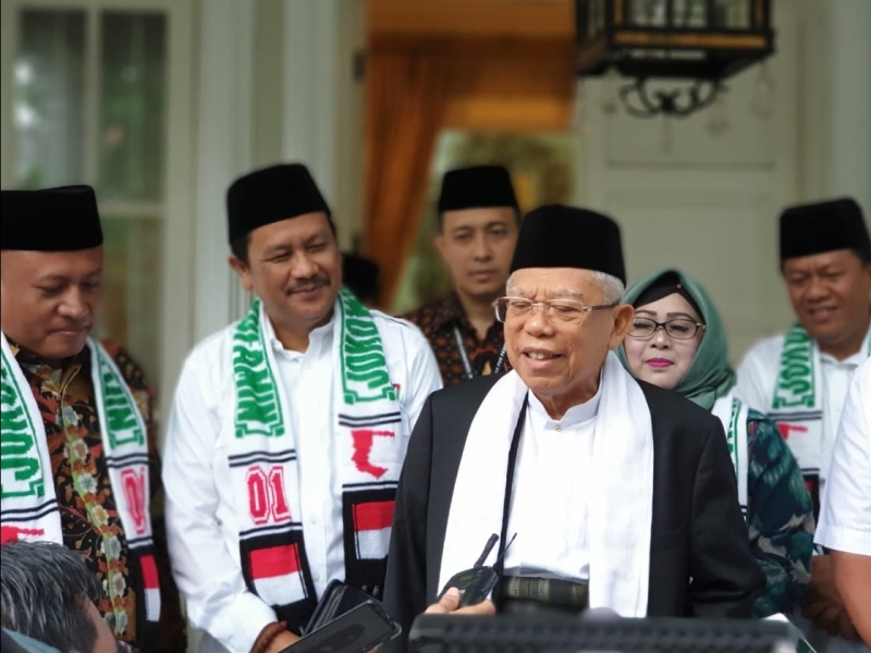 Ma’ruf Amin: Pertemuan Prabowo – Luhut untuk Cairkan Suasana