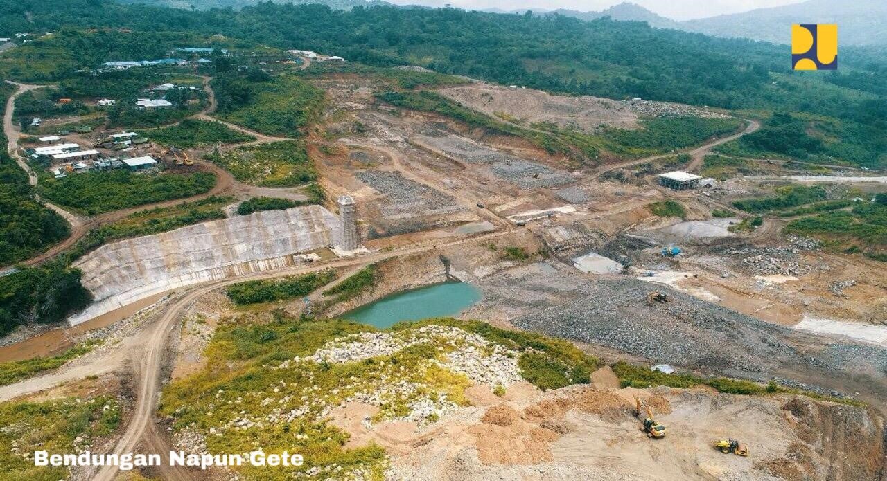 Telan Biaya Rp884 Miliar, Bendungan Napun Gete Capai 63% Telan Biaya Rp884 Miliar, Bendungan Napun Gete Capai 63%