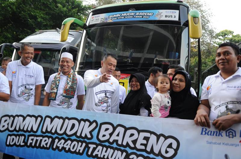 BTN Antarkan 2.500 Pemudik Menuju Kampung Halaman BTN Antarkan 2.500 Pemudik Menuju Kampung Halaman