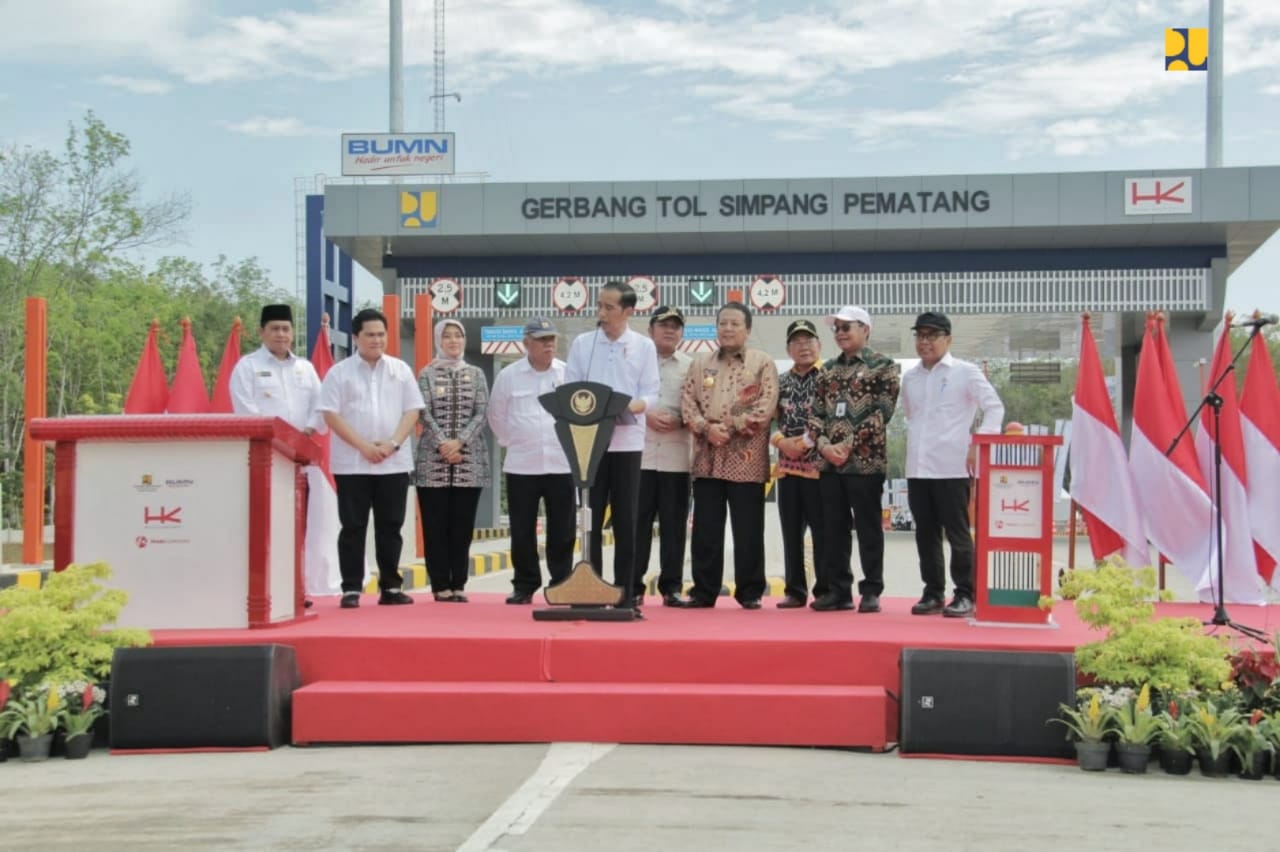 Diresmikan Presiden, Tol Terbanggi-Kayu Agung Dongkrak Logistik Sumbagsel Diresmikan Presiden, Tol Terbanggi-Kayu Agung Dongkrak Logistik Sumbagsel