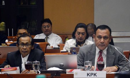 Rapat Perdana Dewas KPK dan Pimpinan KPK dengan Komisi III DPR