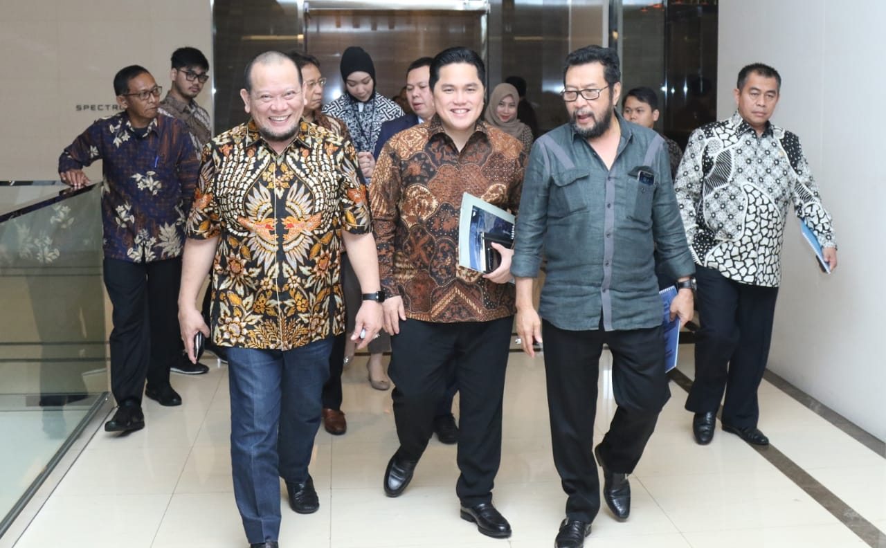 Dukung Erick Tohir, DPD RI: Tata Kembali Pengelolaan BUMN Dukung Erick Tohir, DPD RI: Tata Kembali Pengelolaan BUMN