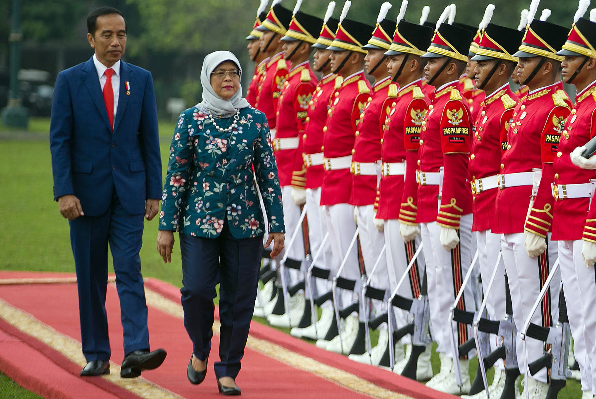 Kunjungan Perdana Presiden Halimah ke Indonesia