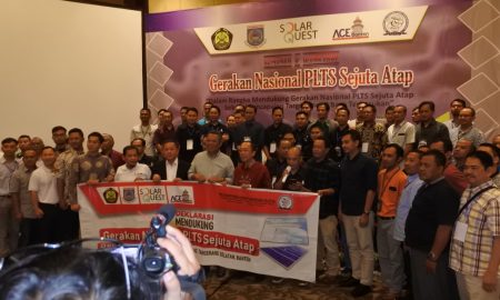 Soal Energi Baru Terbarukan, Benyamin Dukung Gerakan PLTS Sejuta Atap