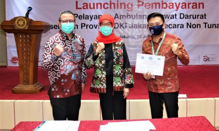 Bank DKI Dukung Transaksi Non Tunai Pembayaran Ambulans Gawat Darurat