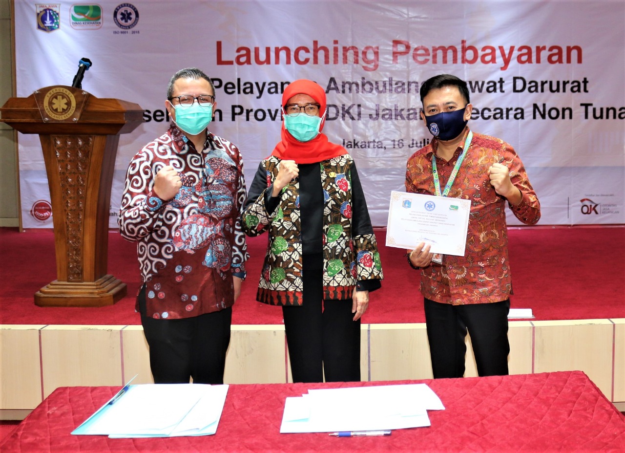 Bank DKI Dukung Transaksi Non Tunai Pembayaran Ambulans Gawat Darurat Bank DKI Dukung Transaksi Non Tunai Pembayaran Ambulans Gawat Darurat