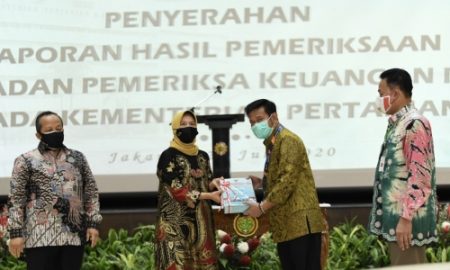 Sabet WTP 4 Kali, BPK: Mentan Komit Jaga Transparansi Pengelolaan Keuangan Negara