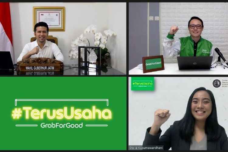 Go Digital, Pemprov Jatim Dorong UMKM Masuk #TerusUsaha Milik Grab
