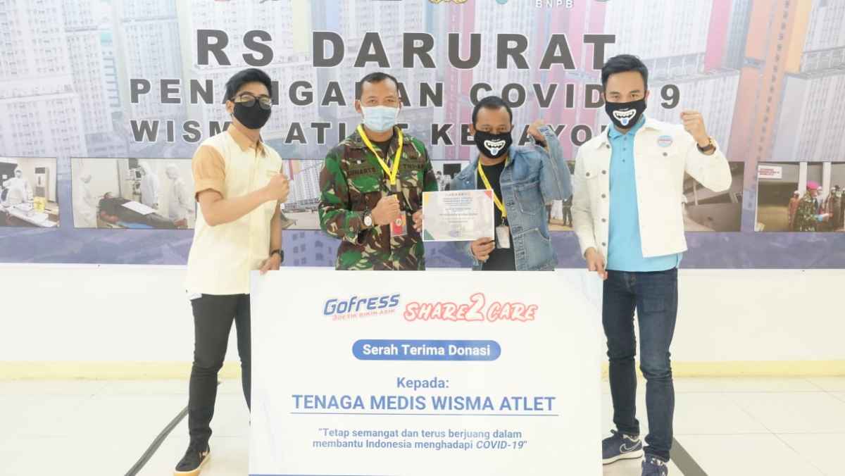 Miliki Program Share2Care, Gofress Apresiasi Kerja Tim Medis Dan Relawan Covid-19 Miliki Program Share2Care, Gofress Apresiasi Kerja Tim Medis Dan Relawan Covid-19