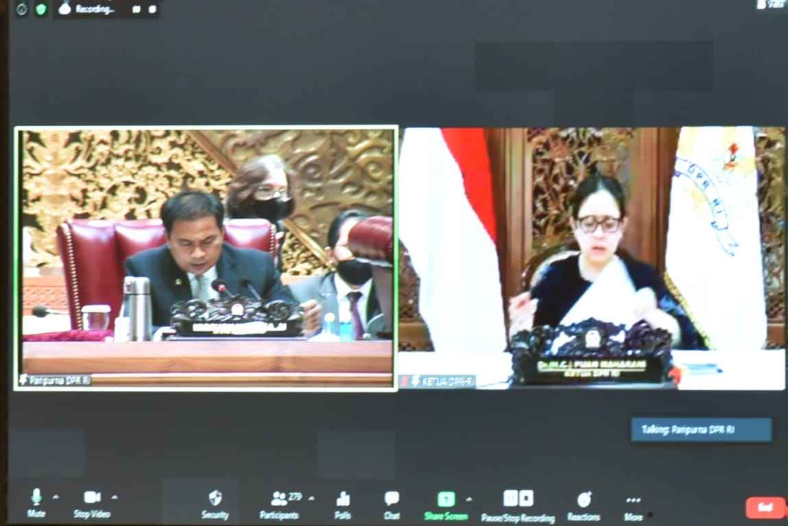 Paripurna DPR Setujui Pelaksanaan dan Pertanggungjawaban APBN 2019 Paripurna DPR Setujui Pelaksanaan dan Pertanggungjawaban APBN 2019