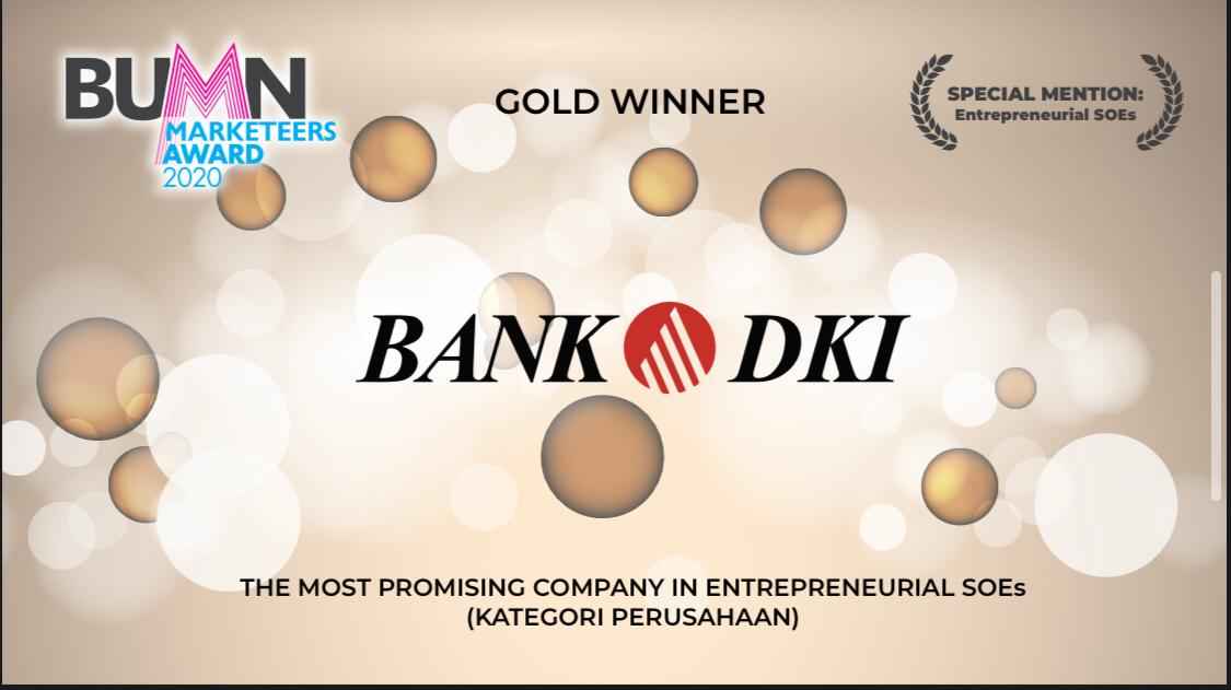 Bank DKI Raih Penghargaan BUMD Marketeers Award Bank DKI Raih Penghargaan BUMD Marketeers Award
