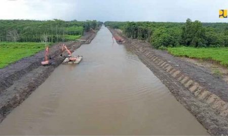 Rehabilitasi  Jaringan Irigasi Pada Kawasan Food Estate Kalteng Dimulai
