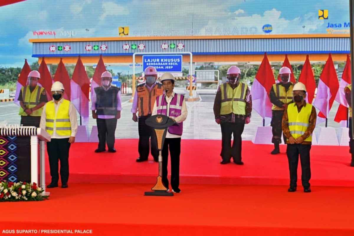 Diresmikan Jokowi, Tol Manado-Danowudu 26 KM Dongkrak Industri Pariwisata Diresmikan Jokowi, Tol Manado-Danowudu 26 KM Dongkrak Industri Pariwisata