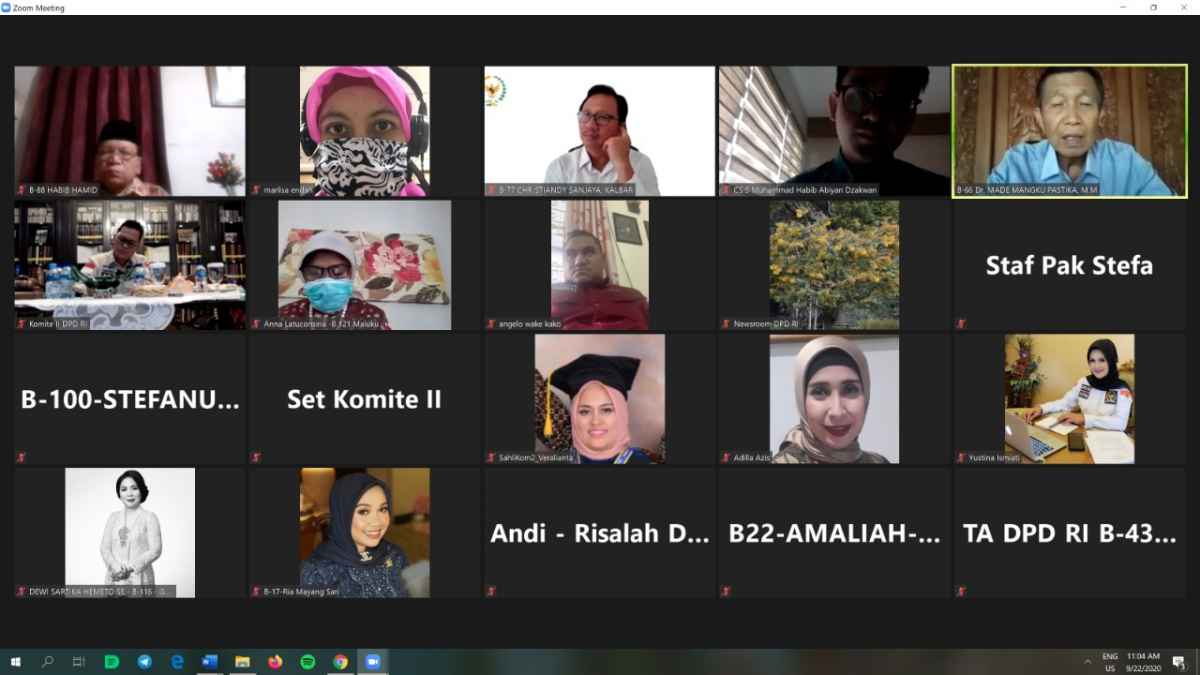 Komite II DPD RI – CSIS Bahas Materi RUU Penanggulangan Bencana Komite II DPD RI – CSIS Bahas Materi RUU Penanggulangan Bencana