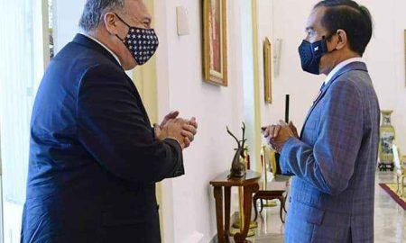 Presiden Terima Kunjungan Menlu AS Mike Pompeo di Istana Bogor