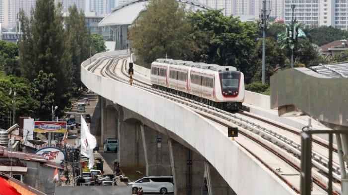 Progres LRT Jabodebek Capai 80 % Progres LRT Jabodebek Capai 80 %
