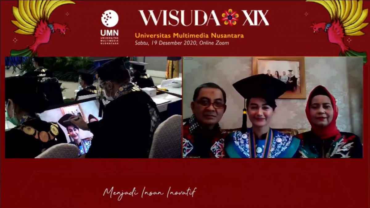 Wisuda XIX UMN, Luluskan Magister Lewat Teknologi Sistem AR