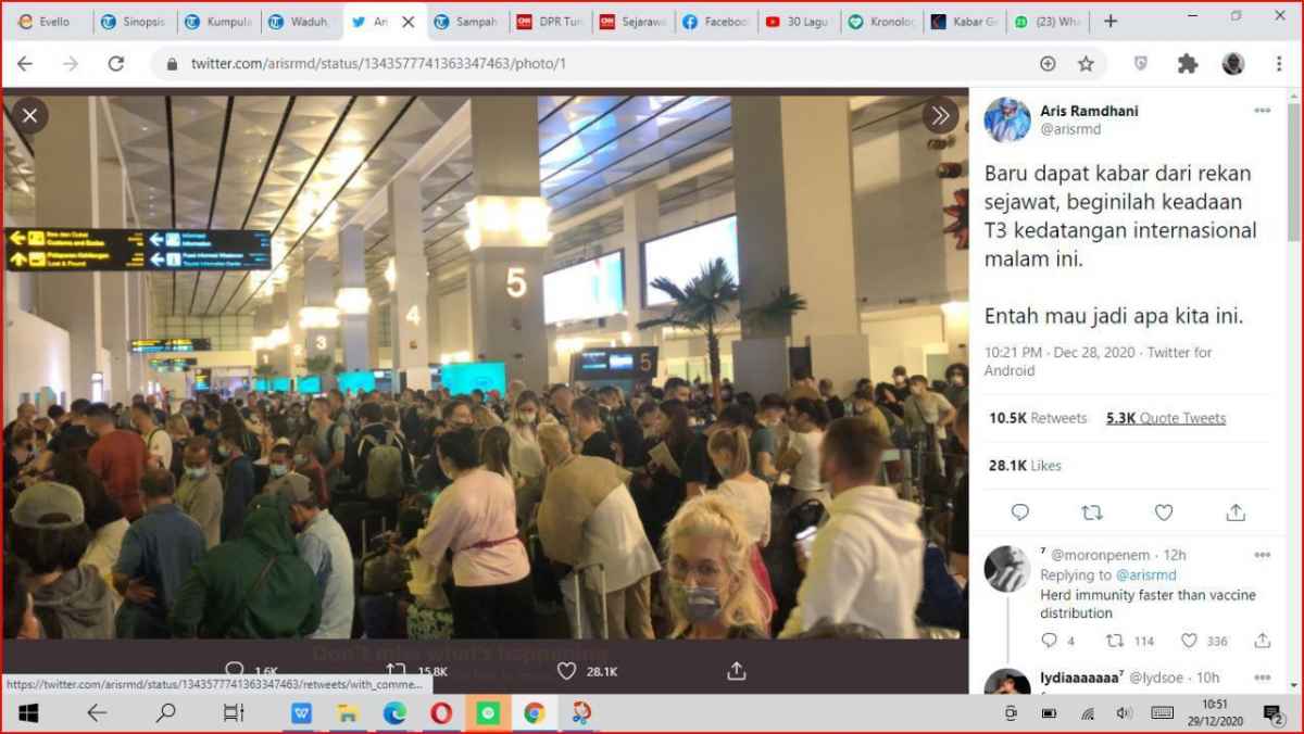 Kerumunan WNA di Terminal 3, LaNyalla Kritik Otoritas Bandara Soetta Kerumunan WNA di Terminal 3, LaNyalla Kritik Otoritas Bandara Soetta