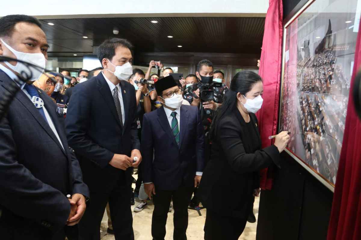 Buka Pameran Foto, Puan Minta WFP Sosialisasikan Pencegahan Covid-19