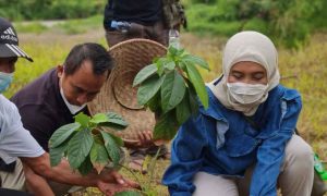 Gelora Tanam Satu Juta Pohon di Desa Bagoang, Bogor