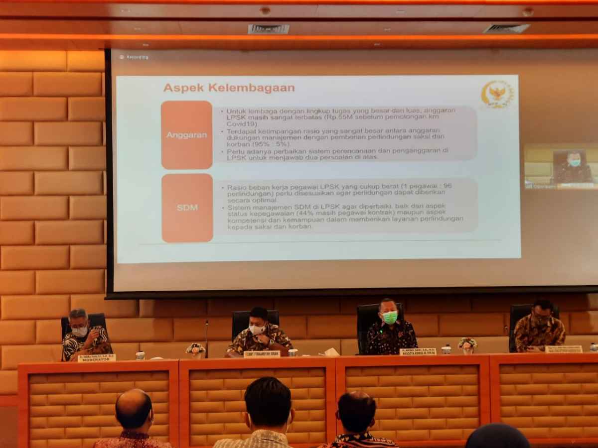 Perlu Tambahan Anggaran, DPR Minta LPSK Bangun Komunikasi Perlu Tambahan Anggaran, DPR Minta LPSK Bangun Komunikasi