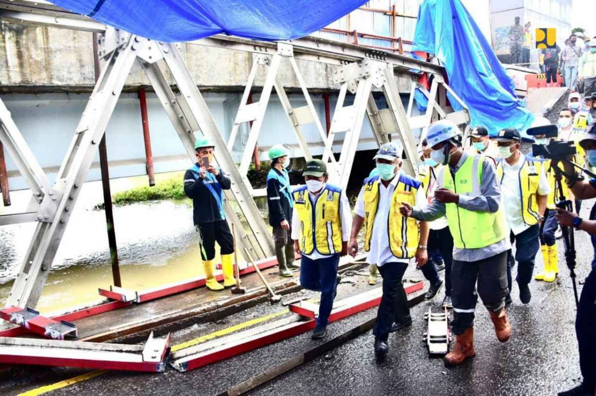 Wijaya Karya Diberi Target Tuntaskan Jembatan Rembun Selesai 45 Hari