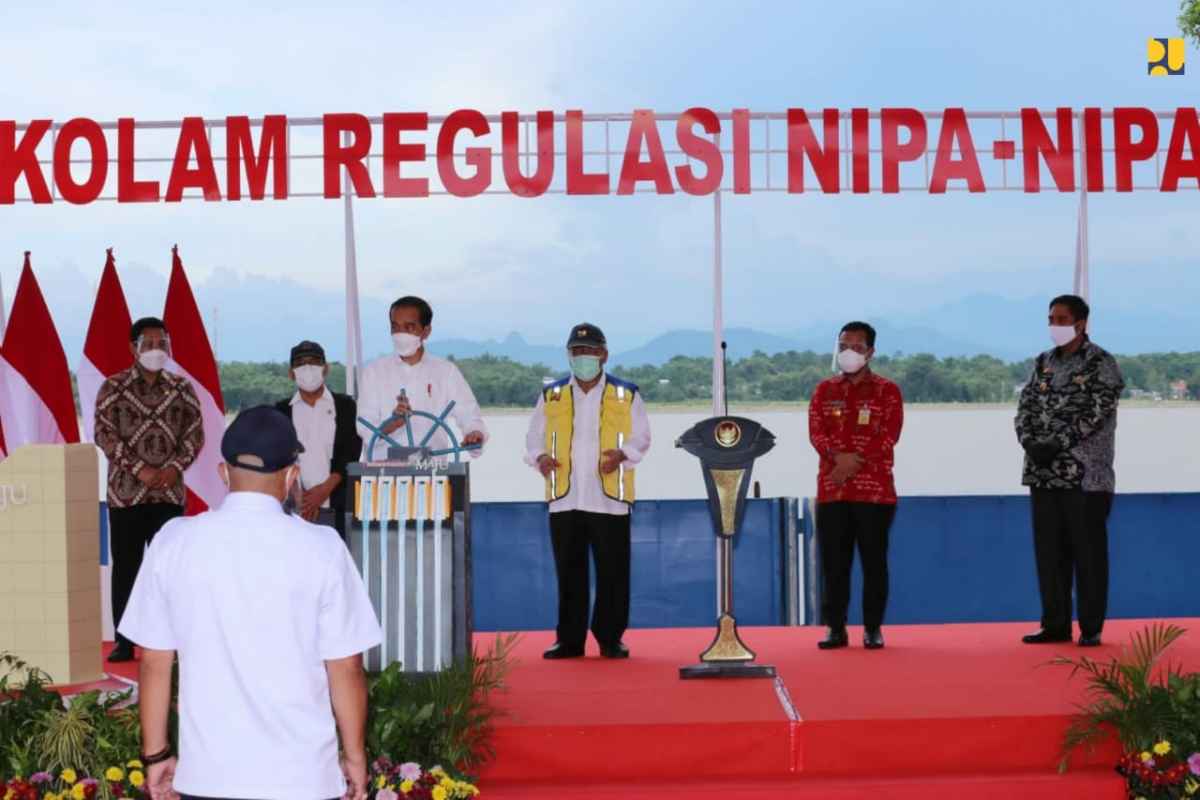 Presiden : Kolam Regulasi Nipa-Nipa Bisa Cegah Banjir Kota Makassar