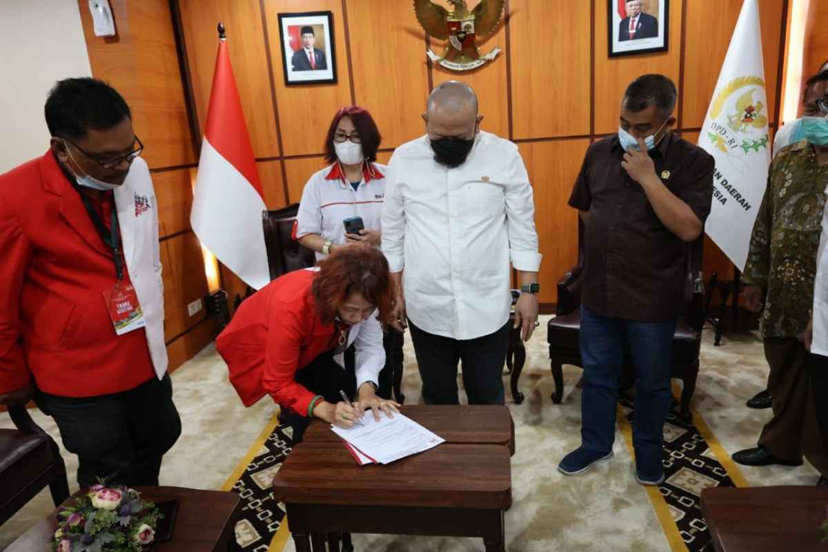 Ketua DPD RI dan Tiga Komunitas Relawan Jokowi Bahas UMKM Hingga Pemimpin Bangsa