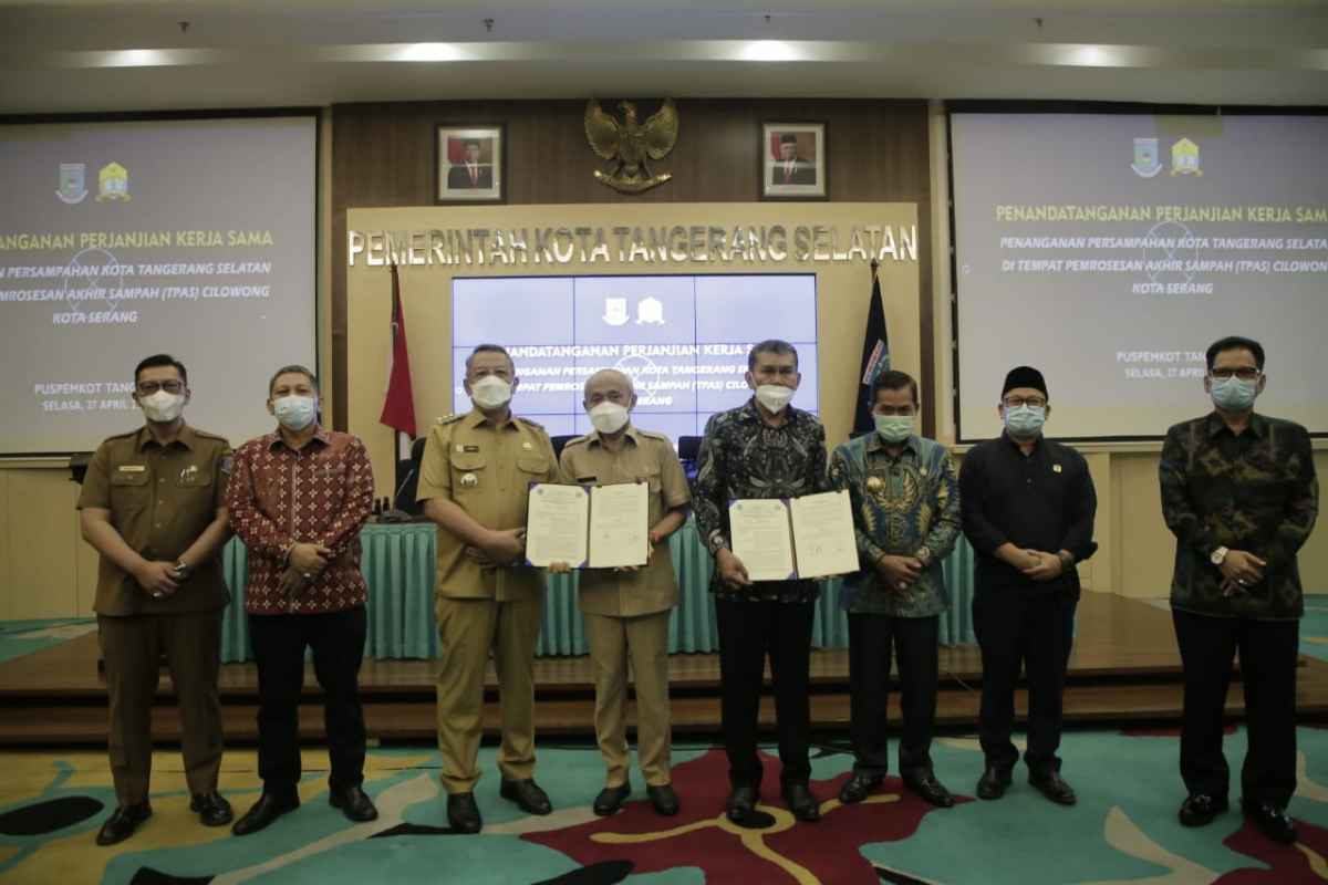 Pemkot Tangsel-Pemkot Kerjasama Saling Menguntung Kelola Sampah Pemkot Tangsel-Pemkot Kerjasama Saling Menguntung Kelola Sampah