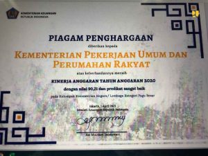Raih Award, PUPR: Serapan Anggaran Capai 25% Hingga April 2021 Raih Award, PUPR: Serapan Anggaran Capai 25% Hingga April 2021