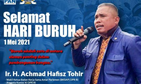 Sambut May Day, Hafisz Tohir: Buruh Elemen Penting Pembangunan Bangsa