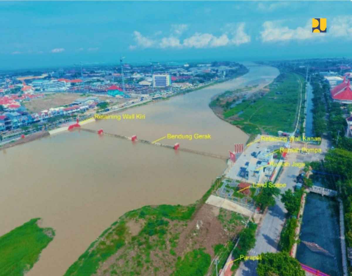 Telan Rp158 Miliar, Bendung Gerak KBB Kota Semarang Siap Kendalikan Banjir Telan Rp158 Miliar, Bendung Gerak KBB Kota Semarang Siap Kendalikan Banjir