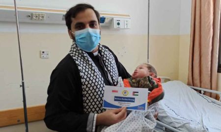 Blue Helmet, Sayap Politik Gelora  Bantu Rakyat Palestina