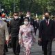 Megawati dan Prabowo Resmikan Patung Bung Karno di Kemhan RI