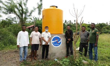 AirNav Bantu Air Bersih Untuk Warga Morotai
