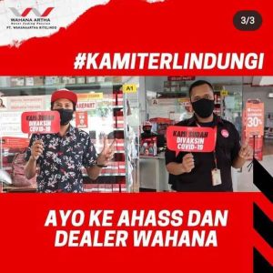 Karyawan AHASS Wahana Hingga Dealer Sudah Tervaksin 100 Persen Karyawan AHASS Wahana Hingga Dealer Sudah Tervaksin 100 Persen