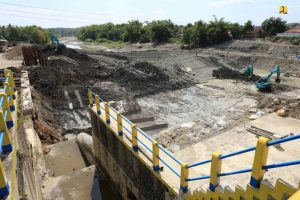 Serap Rp33 Miliar, Progres Rehabilirasi Bendung Cikeusik  Capai 80%