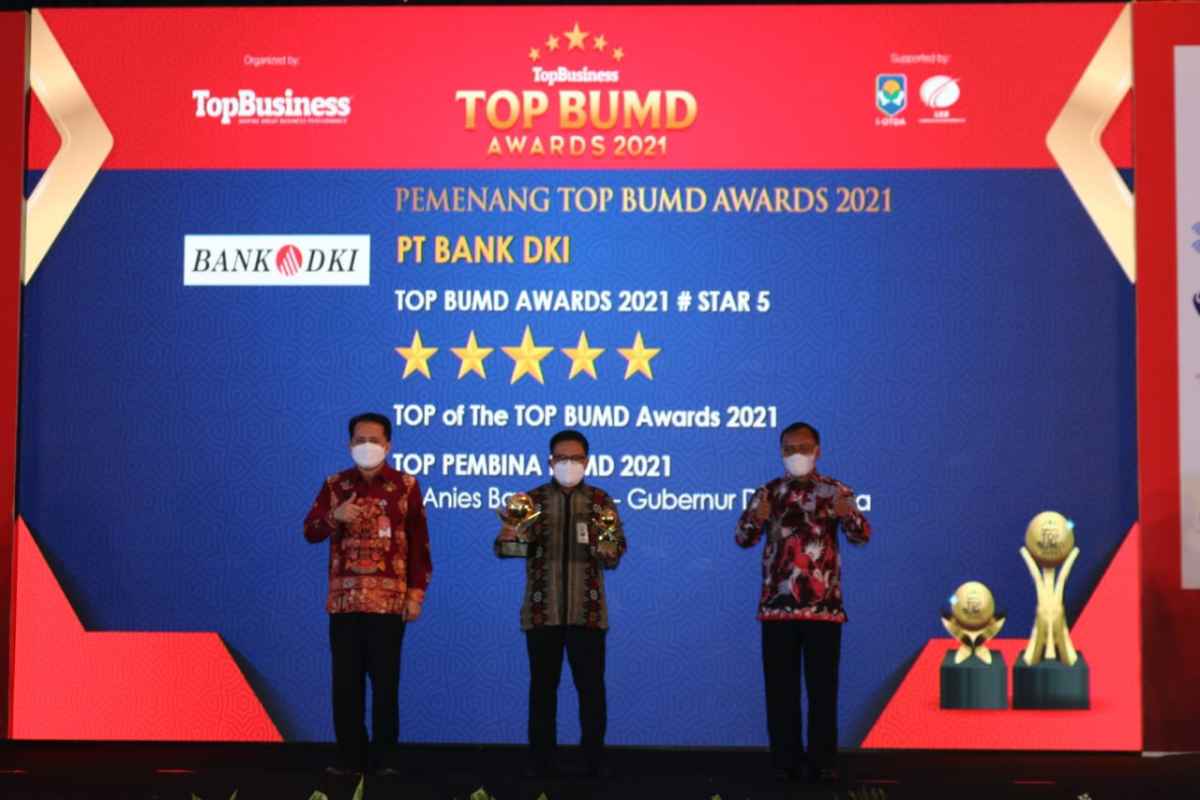 Bank DKI Raih Top BUMD Awards 2021
