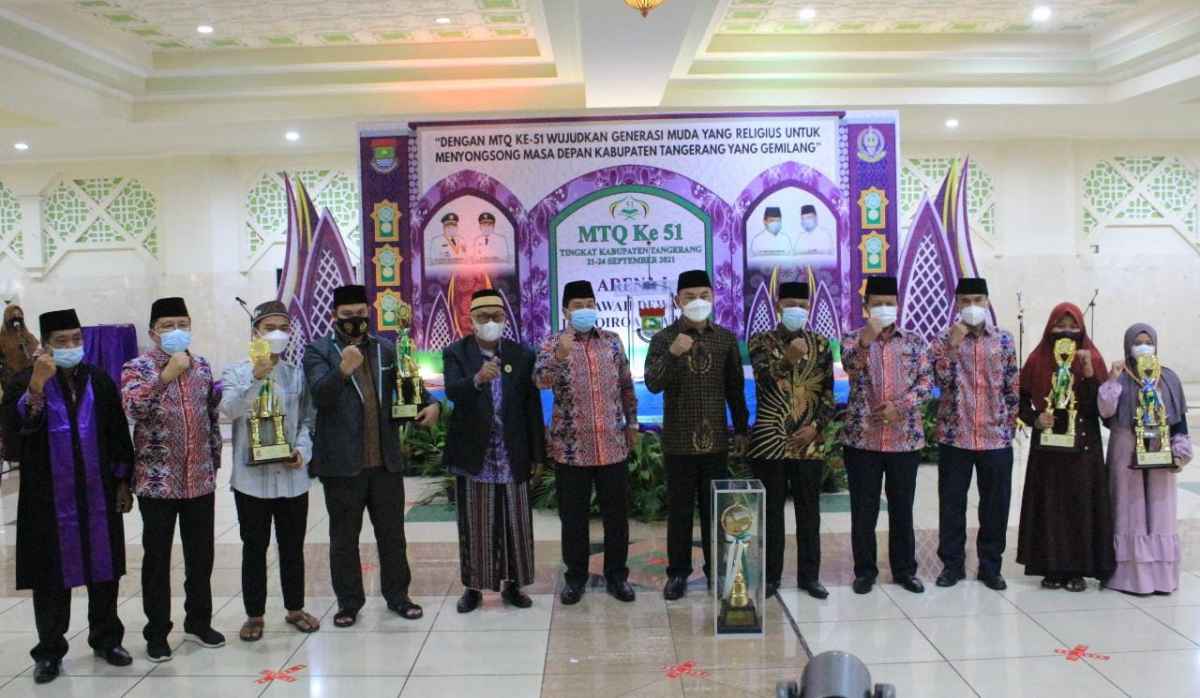 Kecamatan Kronjo Juara Umum MTQ KE-51 Tingkat Kabupaten Tangerang