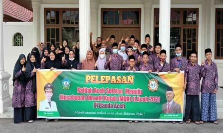 Bupati Lepas Kafilah MQK Aceh Selatan