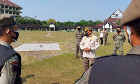 Tekan Kericuhan, Ratusan Satpol PP Awasi Pilkades Kabupaten Tangerang