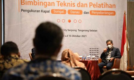 Demi Keselamatan Pelayaran, Ditjen Hubdat Gelar Bimtek dan Pelatihan Pengukuran Kapal 2021
