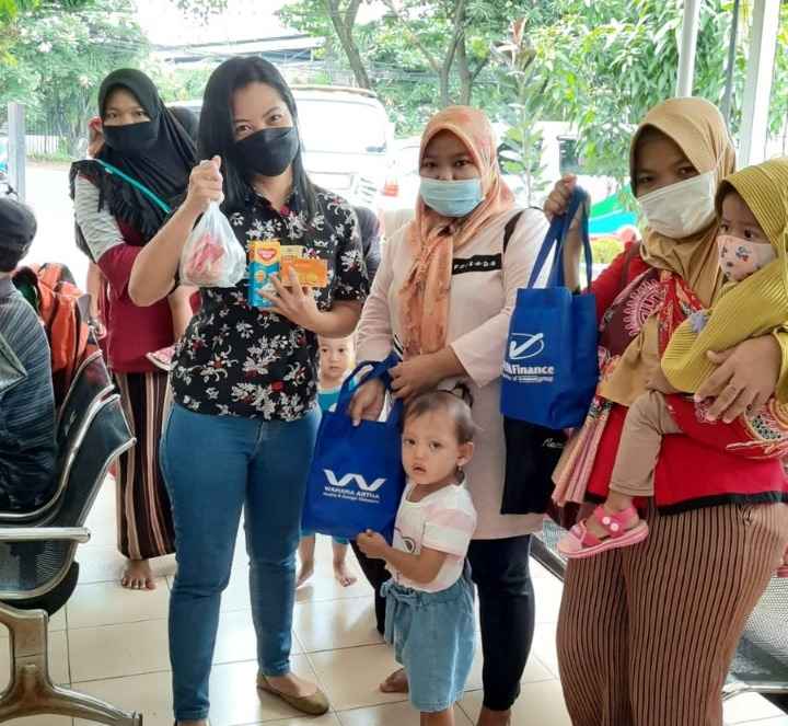 YWA-WOM Finance Bantu Gizi Balita Keluarga Terdampak Covid-19