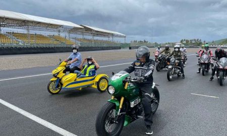 Presiden Jokowi dan Ketua MPR Coba Pertamina Mandalika International Street Circuit