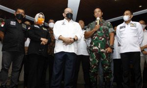 Panglima TNI Andika Perkasa Datangi Rumah Dinas Ketua DPD RI