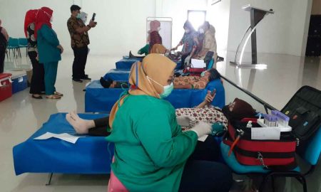 Sambut Gerakan Kemanusiaan, RSU Kota Tangsel Terima Ratusan Pendonor Darah