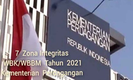 Komitmen Bebas Korupsi, Kemendag Dianugerahi 7 Zona Integritas WBK