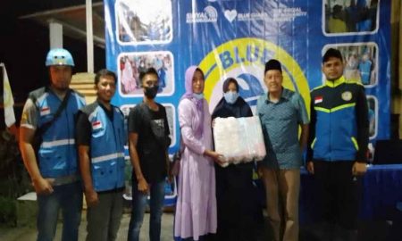 Posko Kolaborasi Relawan Blue Helmet Dapat Dukungan Masyarakat Lumajang