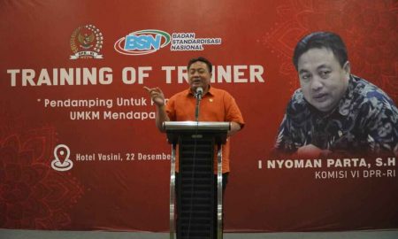 Parta Minta Permudah Sertifikasi dan SNI Untuk UMKM